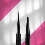Pensula de unghii Staleks cu doua capete, pentru pictura liner, din par sintetic, lungime 7 mm / 10 mm, model NBE-01/03